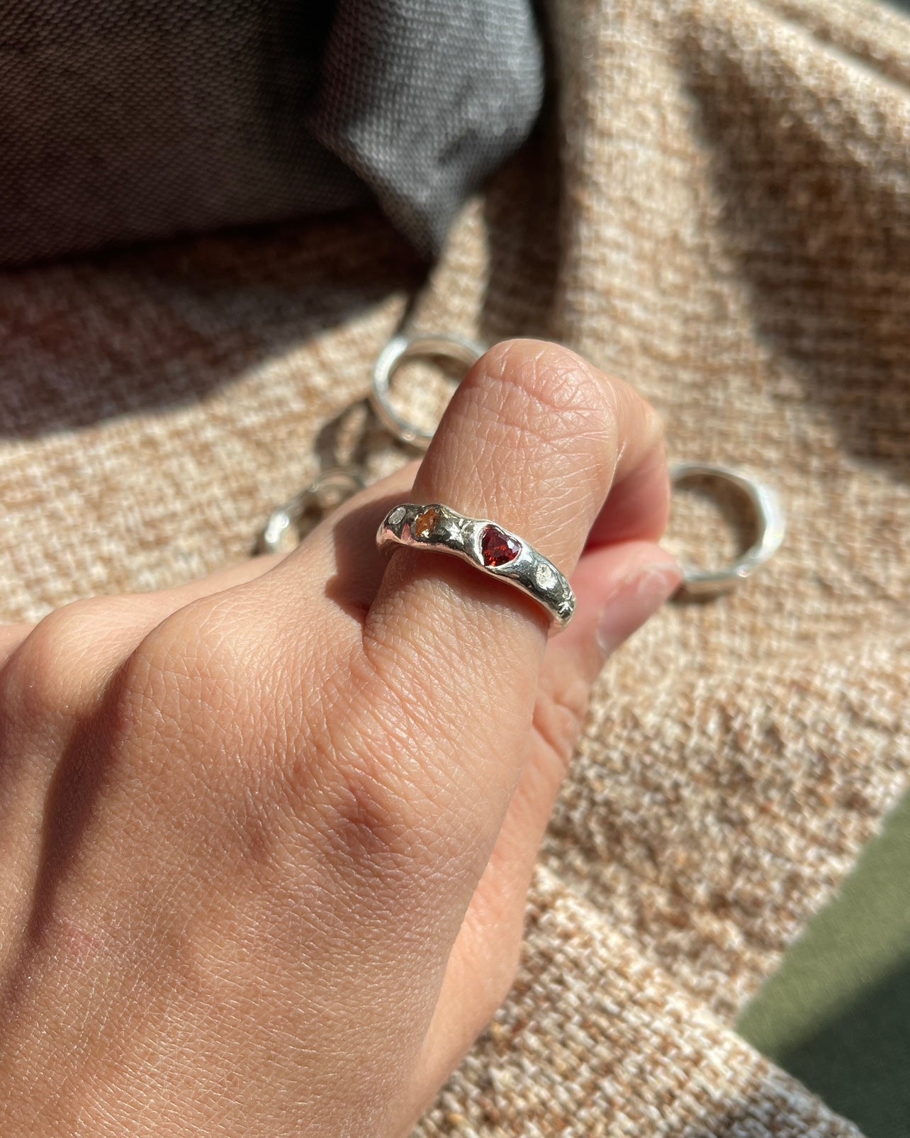 Silver Clay Ring