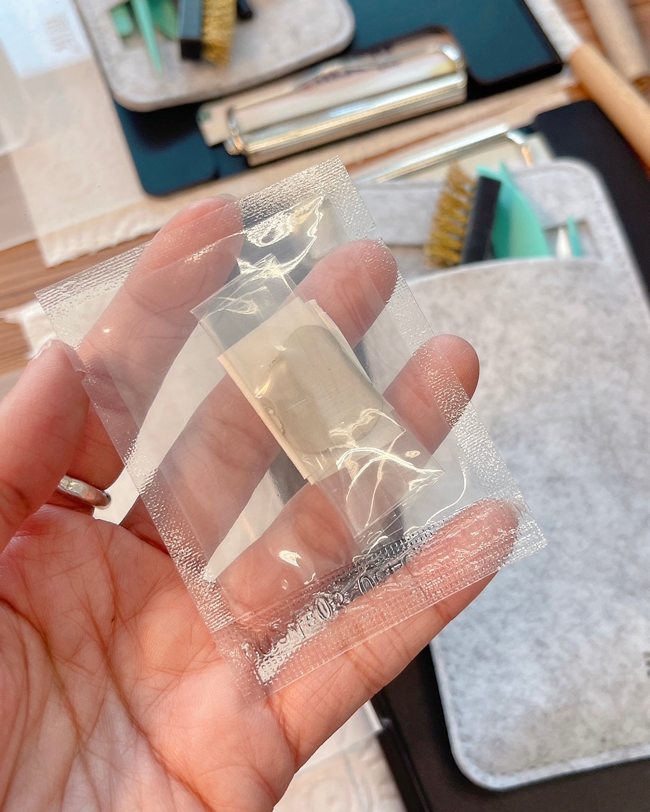 Silver clay workshop and tools