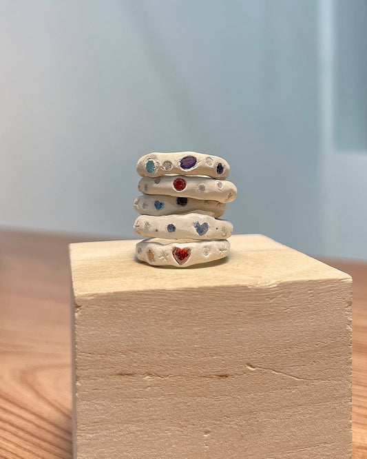 Silver Clay Ring Designs